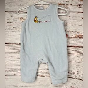 Disney Store Winnie The Pooh Velour One Piece 0-3 Months